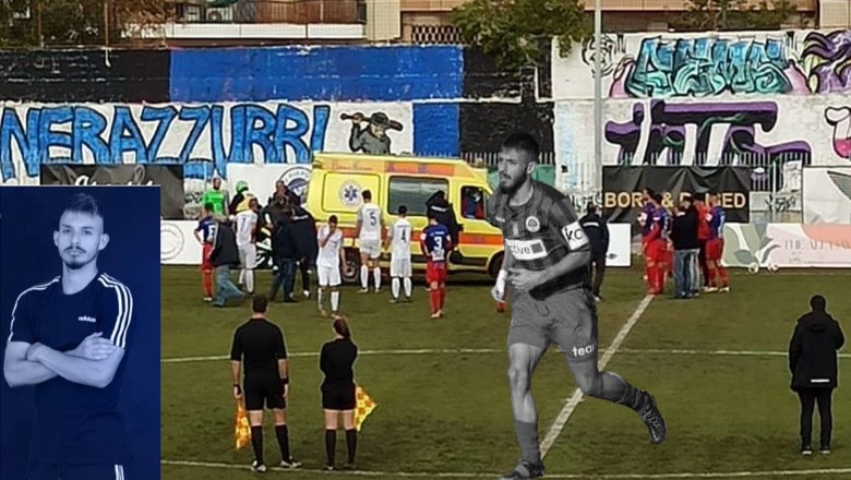 Bie pa ndjenja në fushë në minutat e para të ndeshjes, ndahet nga jeta futbollisti shqiptar në Greqi! E ëma pa gjithçka, ishte në stadium! Ekipi i 'zemrës': Dhimbja është e madhe