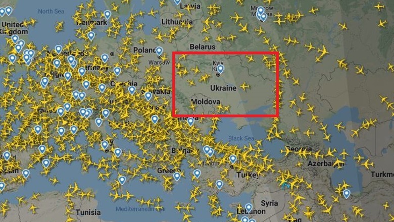 Frika për luftë tremb edhe fluturimet me avionë, hapësira ajrore e Ukrainës pothuajse bosh