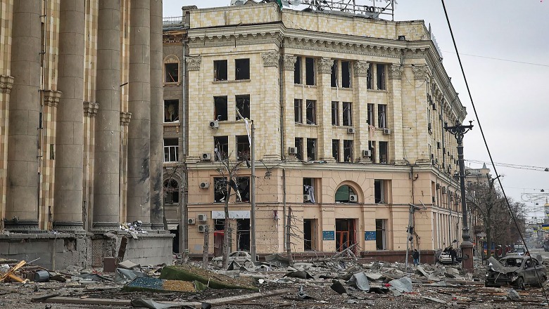 Pamje të trishta, si duket Kharkiv pas bombardimeve ruse