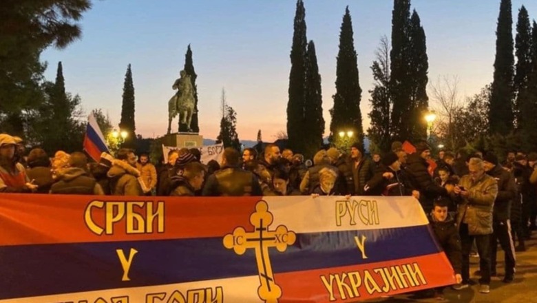 Mali i Zi/ Mbahen protesta pro Rusisë