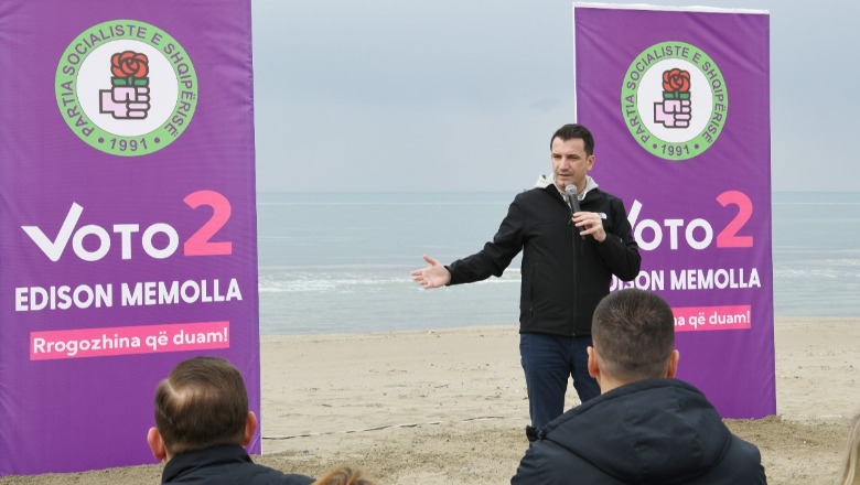 Veliaj mbyll fushatën e PS në Rrogozhinë: Edison Memolla, fuqi fantastike për të ecur përpara dhe për t’i bashkuar njerëzit 