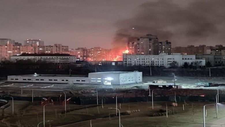 Sulm ajror në rajonin e Kievit