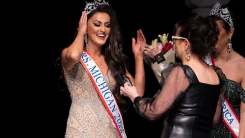 FOTO/ Modelja shqiptare zgjidhet “Miss Michigan America 2022”