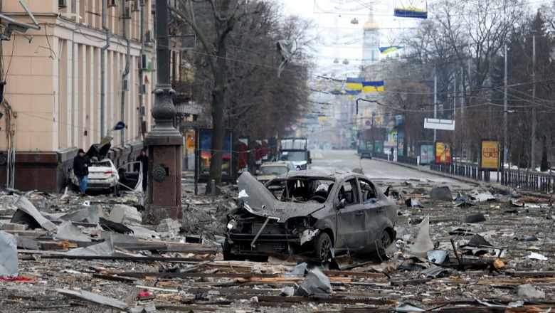 Bombardimet ruse, paktën pesë të vrarë në Kharkiv, mes tyre një 9-vjeçar