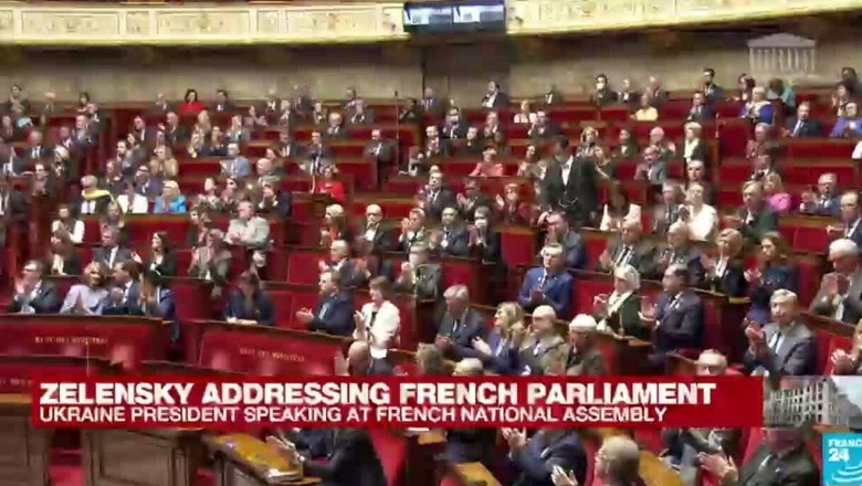 Zelensky flet në Asamblenë Kombëtare të Francës: Na ndihmoni t'i japim fund kësaj lufte kundër lirisë, barazisë dhe vëllazërisë