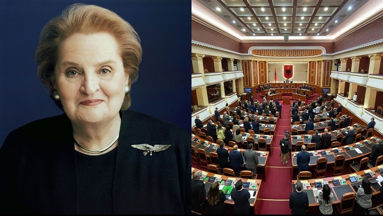 Ndarja nga jeta e Madeleine Albright, Parlamenti shqiptar mban 1 minutë heshtje në nderim të kujtimit të saj