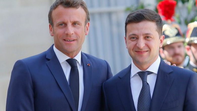 Telefonatë e re Macron-Zelensky, presidenti ukrainas e faleminderon për dërgesat e armëve nga Parisi