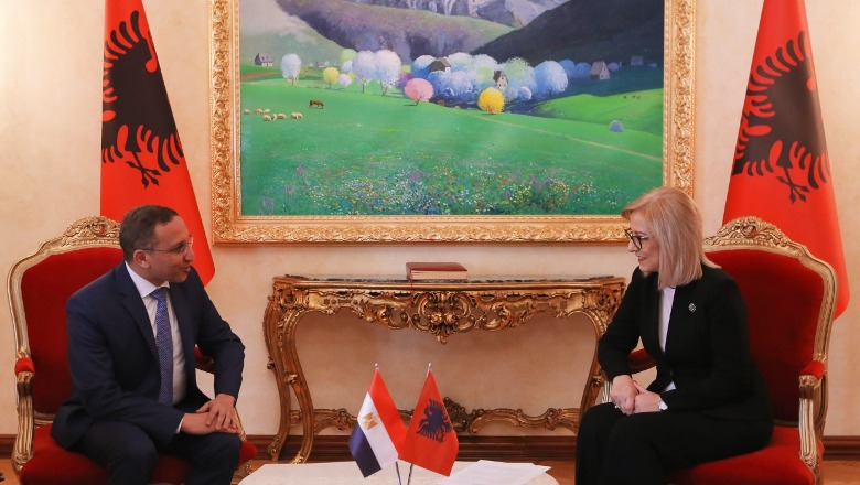Nikolla takim me ambasadorin e Egjiptit: Të bashkëpunojmë për garantimin e paqes, sigurisë e stabilitetit