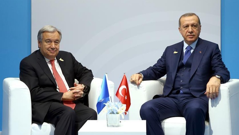 Guterres të hënën në Turqi, takon presidentin Erdogan