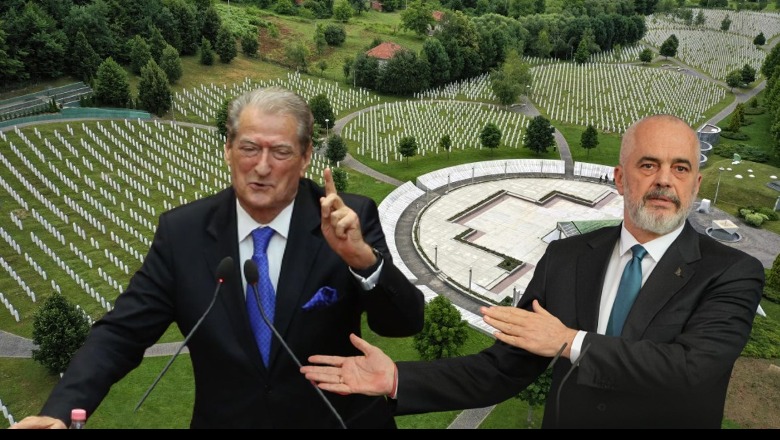 Edi Rama ,Sali Berisha dhe memoriali i Srebrenicës