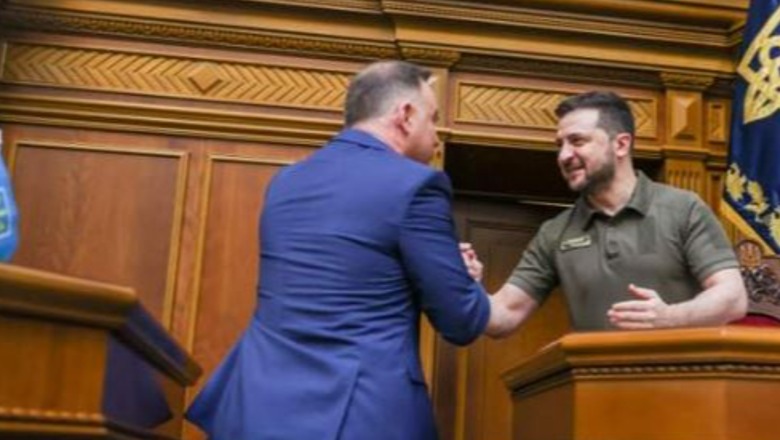 Presidenti polak në parlamentin ukrainas: Asnjë vendim nuk do të merret pa ju! Bota e lirë ka fytyrën e Ukrainës