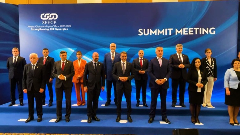 Samiti i Procesit të Bashkëpunimit të Europës Juglindore bën bashkë 12 shtete, i pranishëm edhe kryeministri Rama, presidentja e KE dhe kancelari Scholz