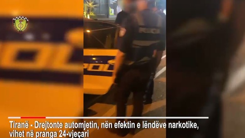 Shtohen rastet e shoferëve problematikë, arrestohet 24-vjeçari në Tiranë! Drejtonte mjetin nën efektin e drogës (VIDEO)