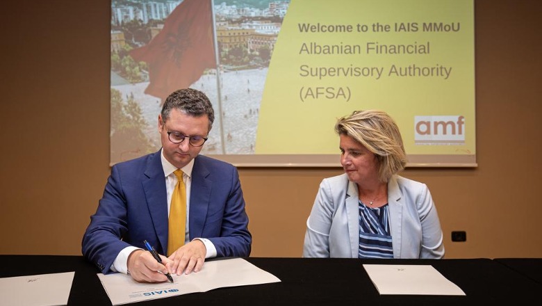 IAIS vlerëson përputhshmërinë ligjore e rregullatore të AMF, nënshkruhet aderimi në Memorandum