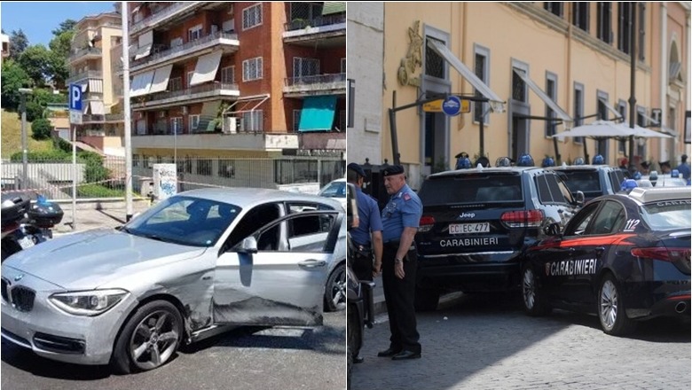 Ndjekje si nëpër filma në rrugët e Romës, 39-vjeçari shqiptar tenton të arratiset me 'BMW', thyen dhe postbllokun e policisë! Plagosen dy efektivë (VIDEO)