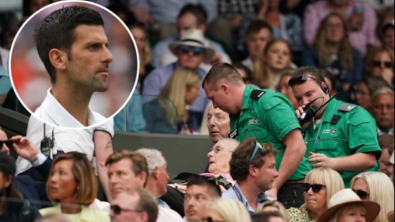 Problemet shëndetësore të tifozëve, ndërpritet dy herë ndeshja e Novak Djokovic në Wimbledon