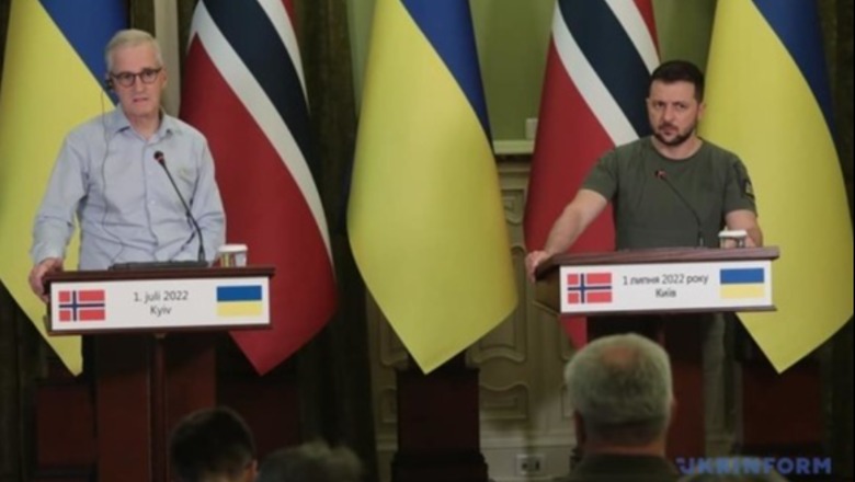 Norvegjia premton 1 mld euro mbështetje për Ukrainën