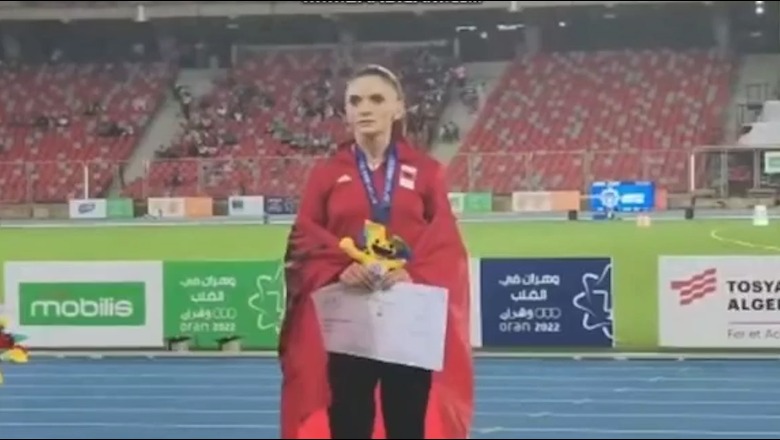 VIDEOLAJM/ Luiza Gega fiton Medaljen e Artë në Algjeri, gafa e organizatorëve, ngatërrojnë himnin e Shqipërisë me atë të Libisë