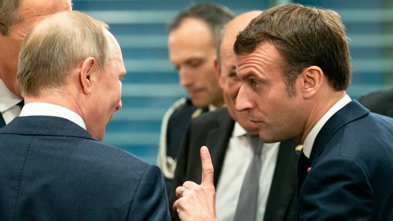 Biseda e tensionuar mes Putin dhe Macron 4 ditë para luftës! Presidenti francez i nxehur, rusi i mbyll telefonin: Jam në palestër (VIDEO)
