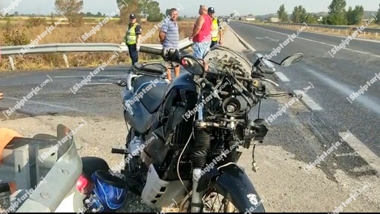 Përplasen dy motoçikleta në aksin Lezhë-Shkodër, 4 të plagosur (VIDEO)