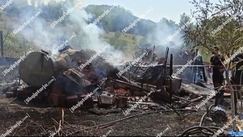 Digjet një stallë bagëtish në Lezhë! Dëme të mëdha materiale