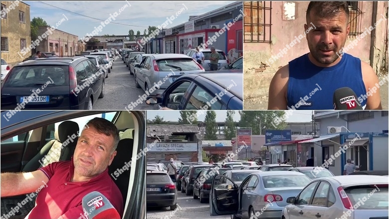 Radhë të gjata për kolaudimin e mjeteve në Durrës, denoncojnë qytetarët: Punojnë ngadalë! Gonxhe për Report Tv: Nuk rezervojnë në e-Albania