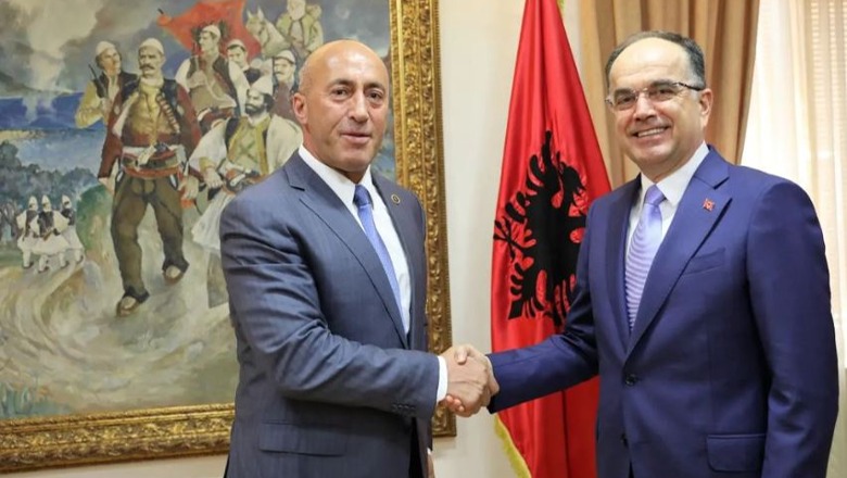 Para vizitës zyrtare në Kosovë, Haradinaj i shkon në zyrë Begajt: Patëm një bisedë vëllazërore