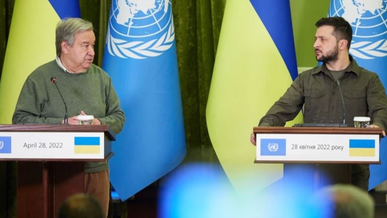 Sekretari i Përgjithshëm i OKB-së të enjten në Ukrainë, do të takojë Zelensky-n dhe Erdoganin