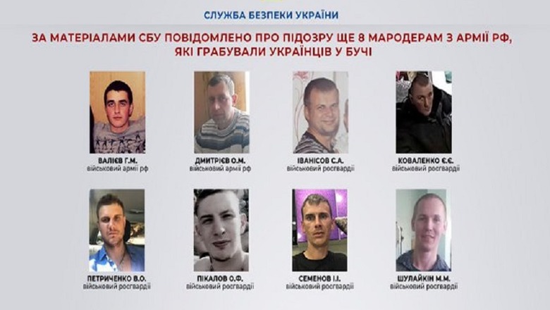 8 ushtarë të tjerë rusë të dyshuar për krime lufte në Bucha, plaçkitën shtëpitë e braktisura