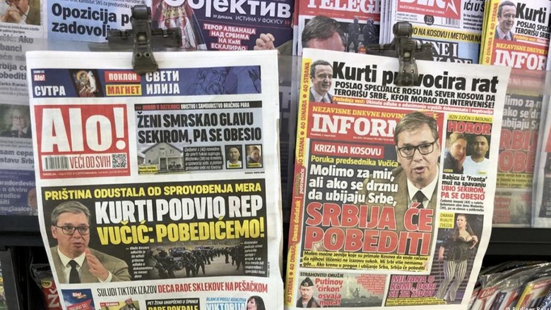 Kosovë-Serbi, ‘vringëllime armësh’ vetëm në media? Si tituj gazetareskë po ‘i hedhin benzinë zjarrit’