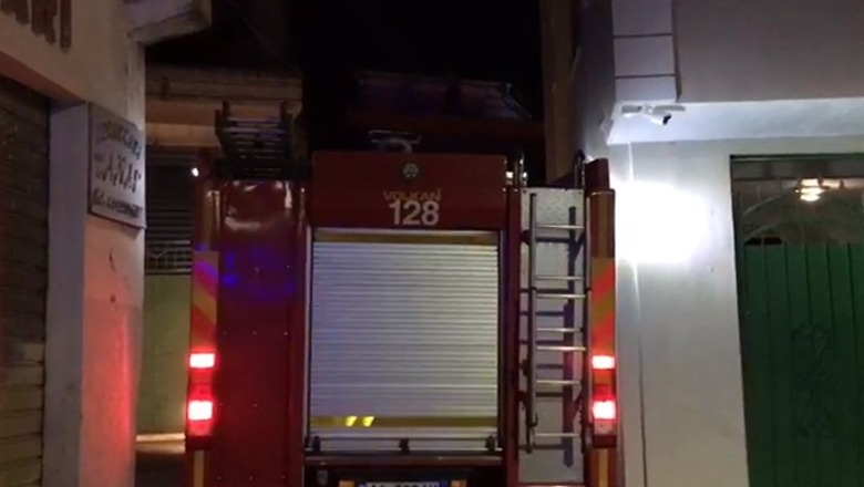 Tiranë/ Përfshihet nga flakët kati i parë i një hoteli, shkak dyshohet një defekt elektrik në lavanderi