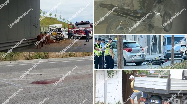 E mërkurë me bilanc tragjikë! 5 aksidente rrugore në Tiranë, Fier, Vlorë e Berat! 3 viktima e 2 të plagosur