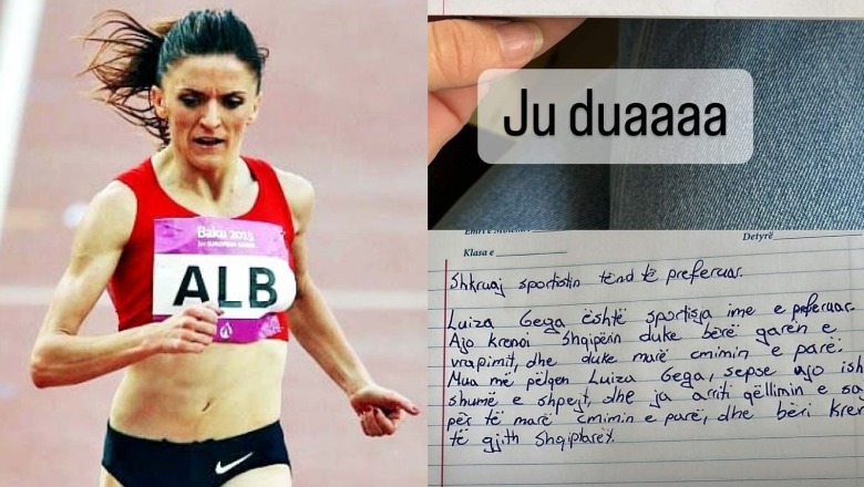 U shpall kampione Europe, fëmijët shkruajnë për Luiza Gegën në detyrat e klasës: I bëri krenarë të gjithë shqiptarët! Sportistja poston fotot