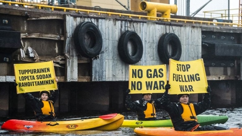 Aktivistët mjedisorë bllokojnë gazin rus në Finlandë, shkak lufta në Ukrainë