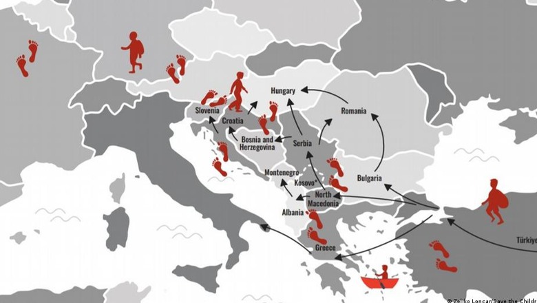 Refugjatët minorenë më të rrezikuarit në itinerarin e Ballkanit