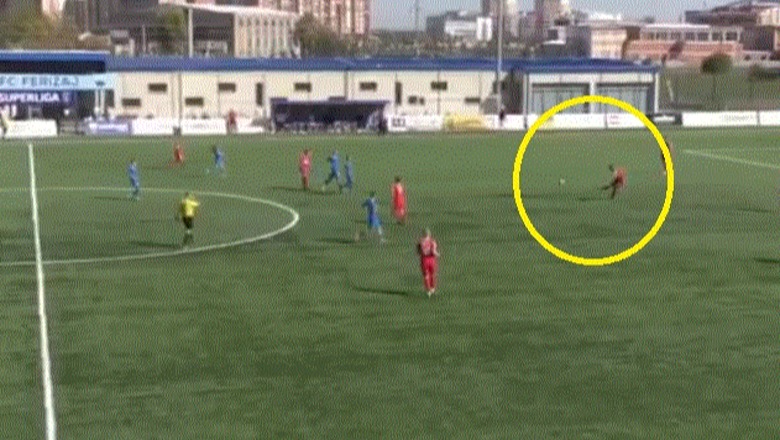 VIDEO/ 'Perlë' në futbollin e moshave, shënohet gol nga 75 metra