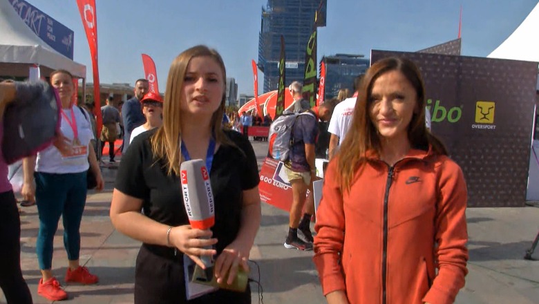 Maratona e Tiranës, Luiza Gega thyen rekordin kombëtar në kategorinë gjysmë maratonë! Flet për Report Tv: Isha skeptike, por ia dola