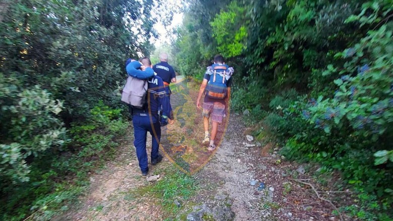 Dhërmi/ Turisti kolumbian mbetet i izoluar në një zonë të thepisur, shpëtohet nga policia