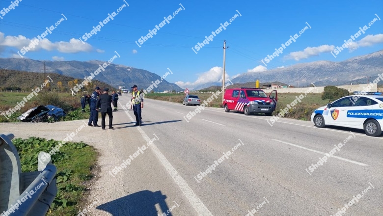 Aksident në Gjirokastër, 28-vjeçari humb kontrollin e mjetit dhe del nga rruga! Plagoset së bashku me pasagjeren