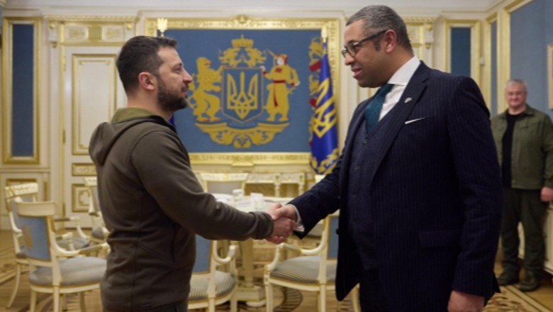 Sekretari i Jashtëm britanik takim me Zelensky në Kiev
