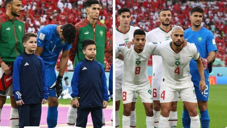 Çudira në Belgjikë - Marok, portieri del këndon himnin dhe më pas zëvendësohet
