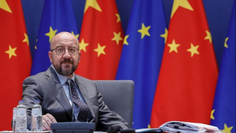 Charles Michel takim në Pekin me Xi Jinping, në fokus të bisedimeve tregtia, Rusia dhe Tajvani