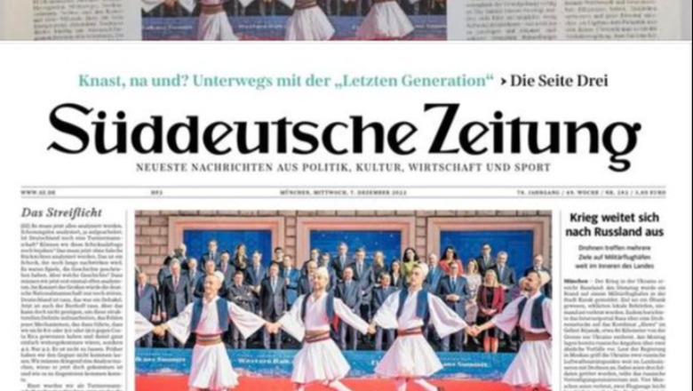 Dy prej gazetave më të mëdha gjermane hapen me foto të valleve popullore shqiptare, Rama: Mbresat që kemi lënë në samit si vend pritës janë fantastike