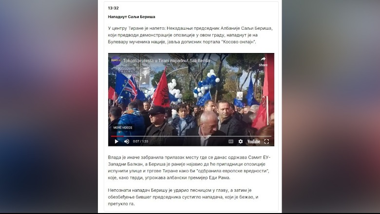 Propaganda e ‘Russia Today’ nderon protestën e Berishës, kritikon samitin në Tiranë