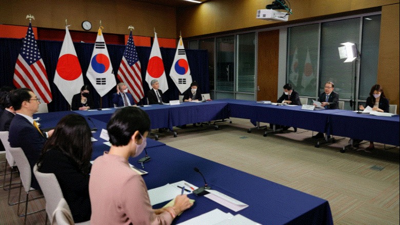 Koreja e Jugut bashkon 'forcat' me Japoninë dhe SHBA për të sanksionuar Korenë e Veriut