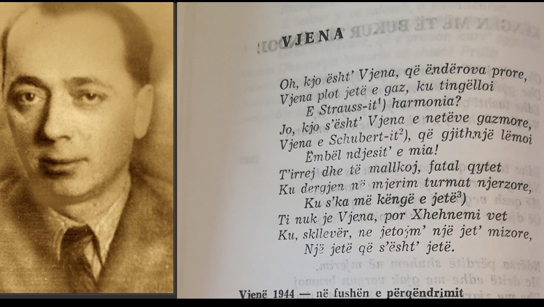 I mbijetuari i kampeve naziste që u burgos 20 vite nga komunistët, poezia e shkruar nga Kudret Kokoshi 