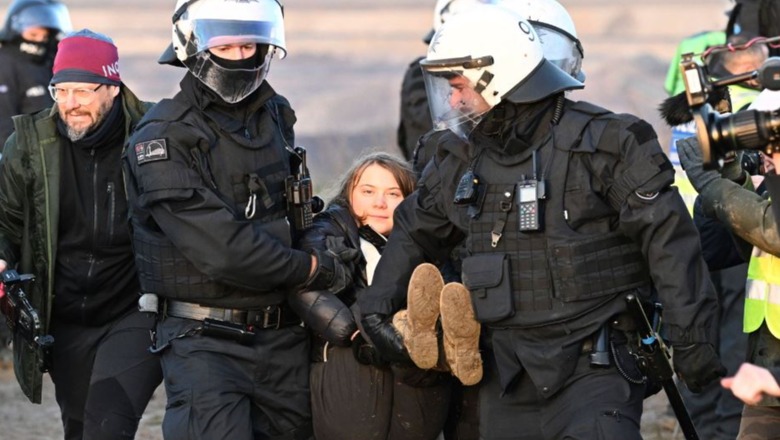 Aktivistja e njohur Greta Thunberg arrestohet gjatë një proteste në Gjermani