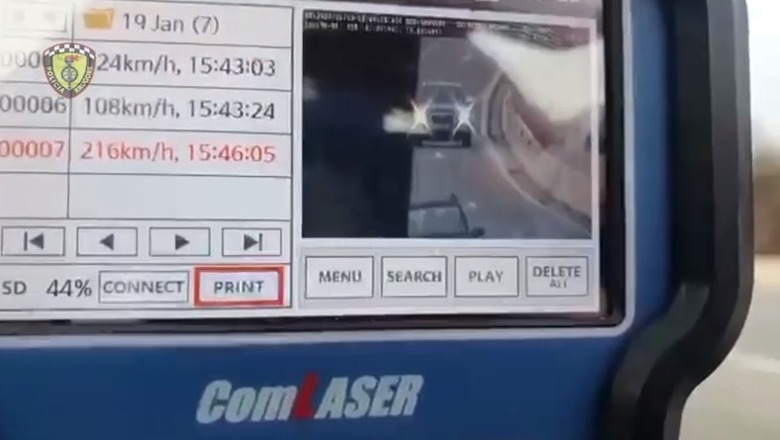 VIDEO/ Drejtonte pa patentë 'Audin', me shpejtësi 216 km/h, vihet në pranga 18-vjeçari