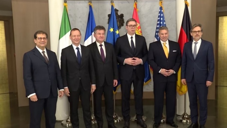Pas takimit me Kurtin, diplomatët e SHBA-së dhe BE-së mbërrijnë në Beograd