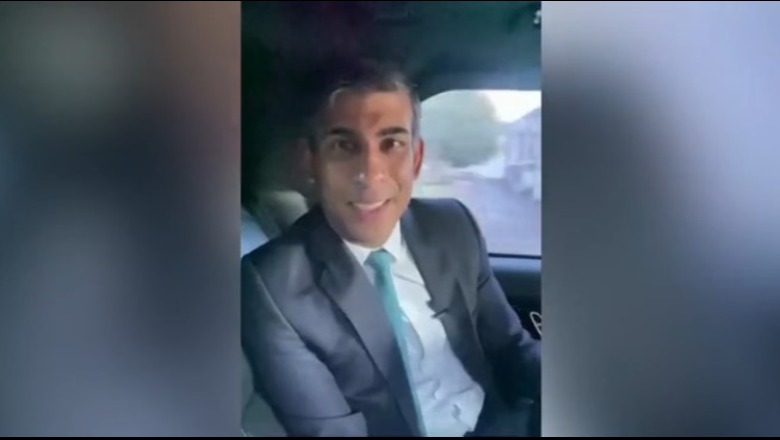 Xhiroi video për rrjetet sociale pa rrip sigurimi, gjobitet kryeministri britanik Rishi Sunak